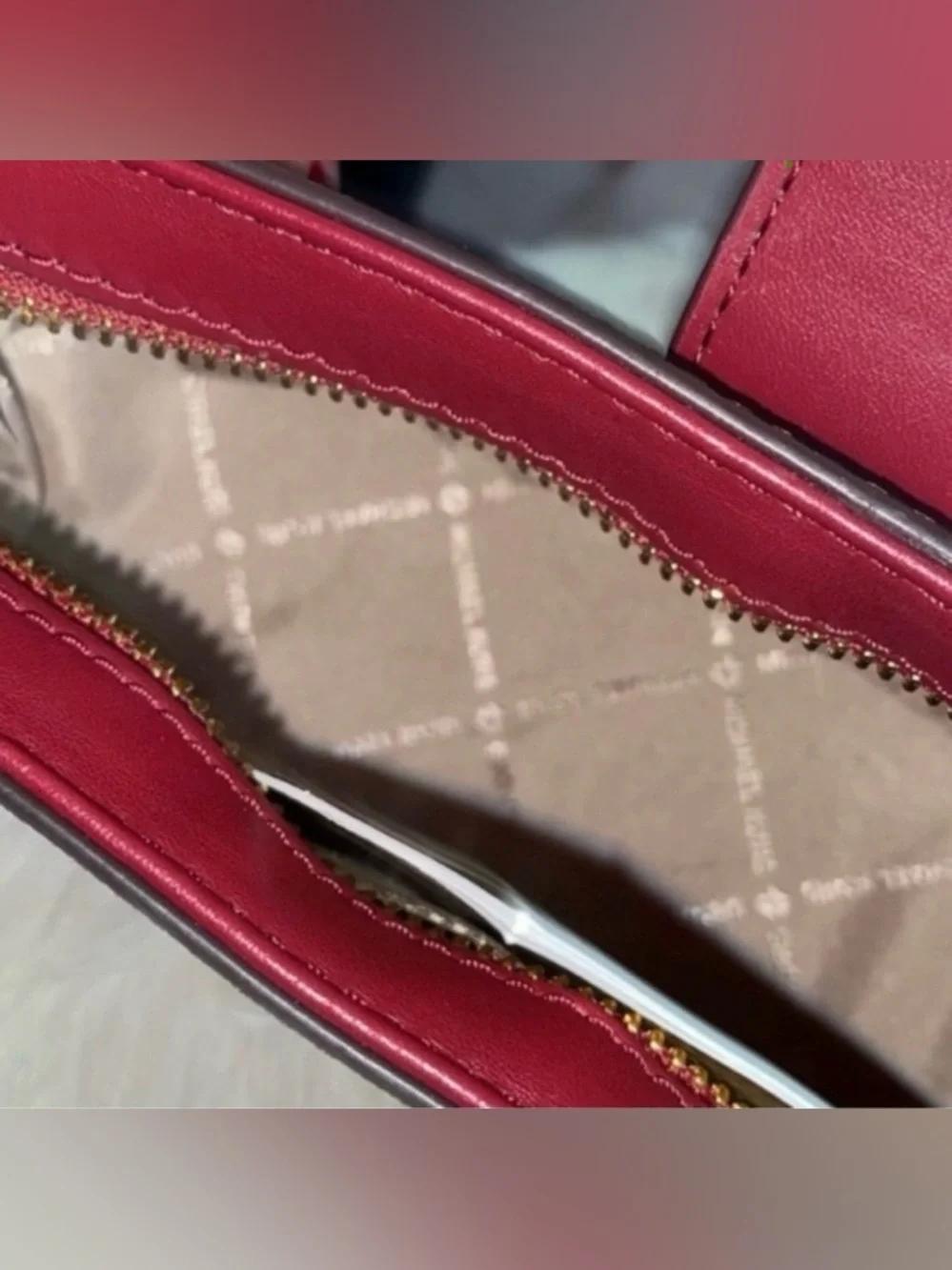 Michael Kors CARMEN Pouchette/JET SET TRAVEL TZ Coinpouch 2pc Set